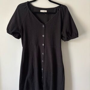 Madewell black dress medium